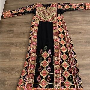 Colorful Geometric Patterned Dress